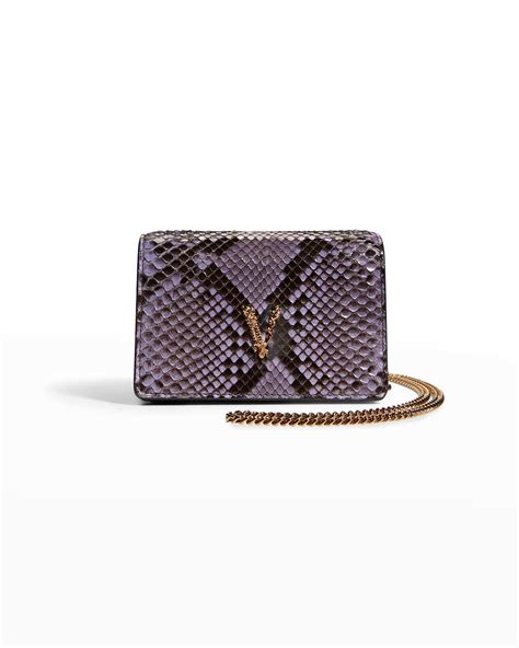 versace virtus python crossbody clutch bag|Versace Mini Virtus Python.